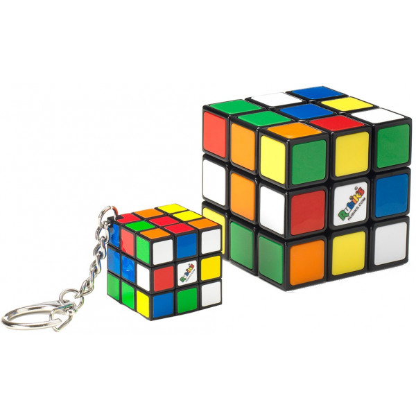 Акція на Кубик 3х3 Rubik's та міні-кубик з кільцем (6062800) від Comfy UA