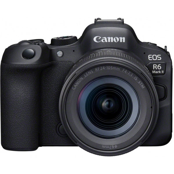 Акція на Фотокамера бездзеркальна Canon EOS R6 Mark II+RF 24-105 f/4.0-7.1 IS STM (5666C030) від Comfy UA