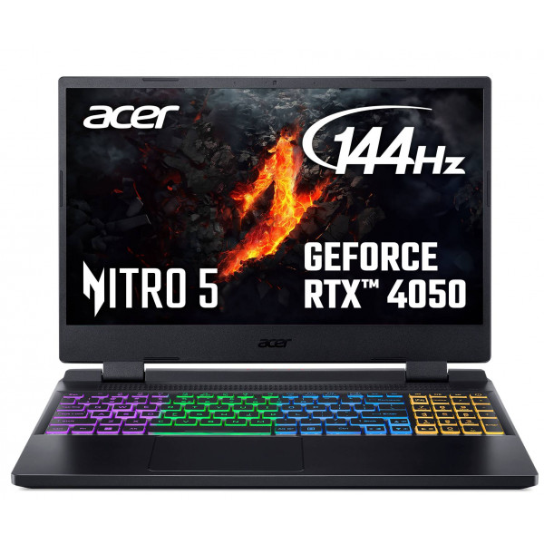 Акція на Ноутбук ігровий Acer Nitro 5 AN515-58 (NH.QLZEU.00C) Obsidian Black від Comfy UA