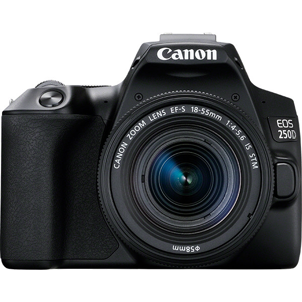 Акція на Фотокамера дзеркальна Canon EOS 250D kit 18-55 DC III Black (3454C009) від Comfy UA