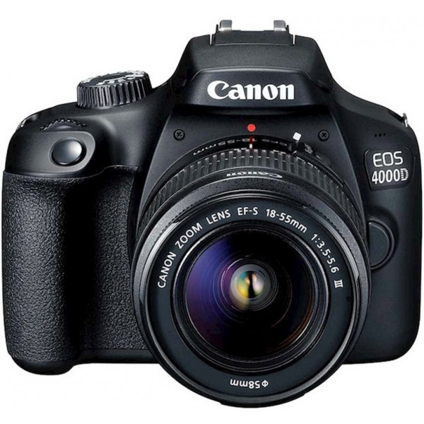 Акція на Фотокамера дзеркальна Canon EOS 4000D 18-55 DC III (3011C004AA) від Comfy UA