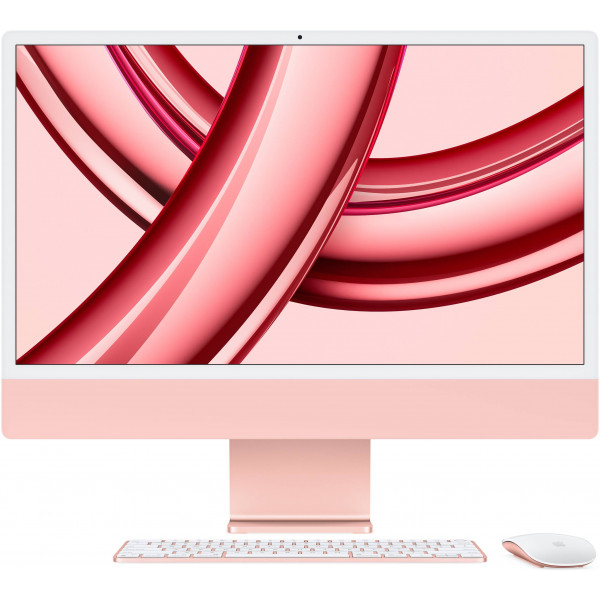 Акция на Комп'ютер-моноблок Apple iMac 24'' A2874 M3 Retina 4.5K 8-Core GPU 256GB Pink (MQRD3) от Comfy UA