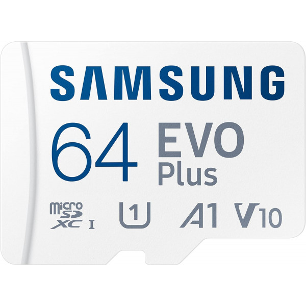 Акція на Карта пам'яті Samsung microSDXC 64GB EVO PLUS (MB-MC64KA/EU) + ad від Comfy UA