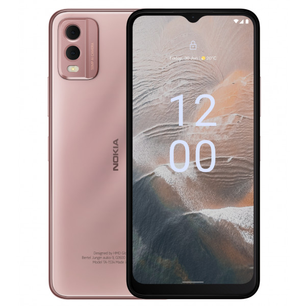 Акція на Смартфон Nokia C32 4/64Gb Beach Pink від Comfy UA