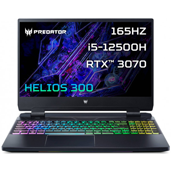 Акція на Ноутбук ігровий Acer Predator Helios 300 PH315-55 (NH.QGNEU.003) Black від Comfy UA