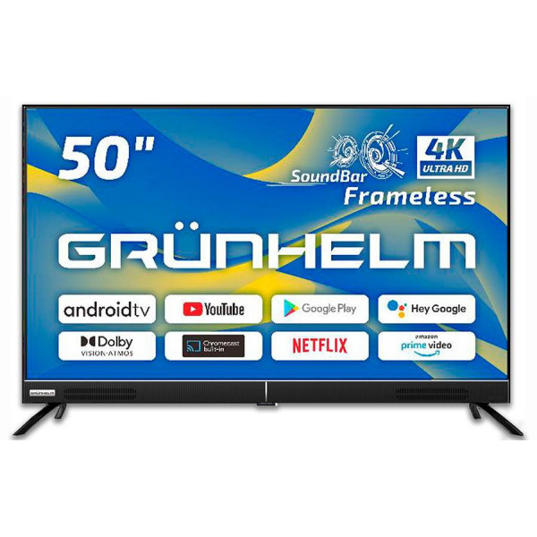Акция на Телевізор Grunhelm 50U600-GA11V от Comfy UA