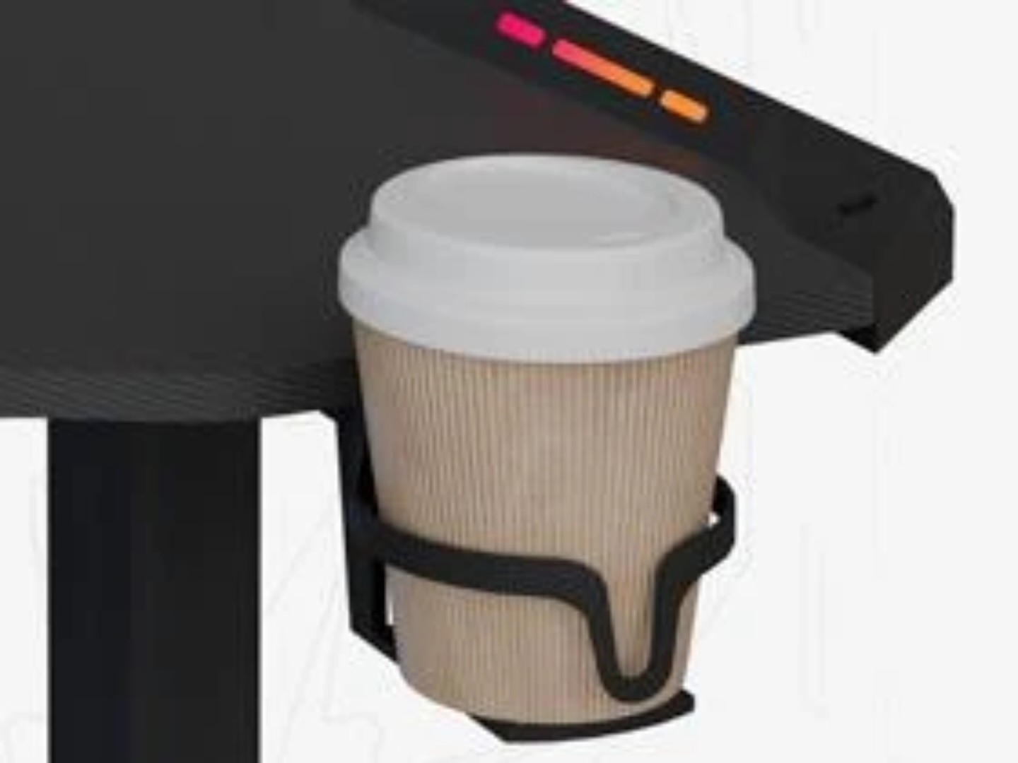 Стіл з електрорегулюванням висоти Mealux PowerDesk Carbon RGB (EVO-201 Carbon / B) — фото 6