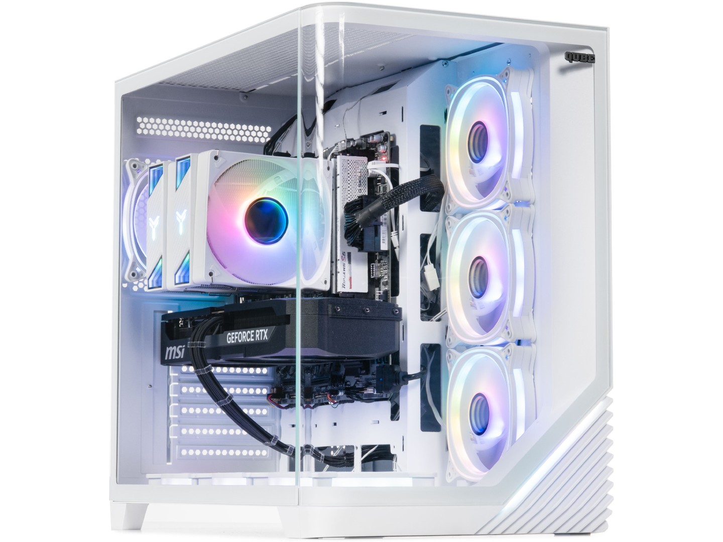 Системний блок QUBE QB Ryzen 7 7700 RTX 5070 12GB MRGw 6420 (Ryzen77700RTX507012GBMRGw6420)
