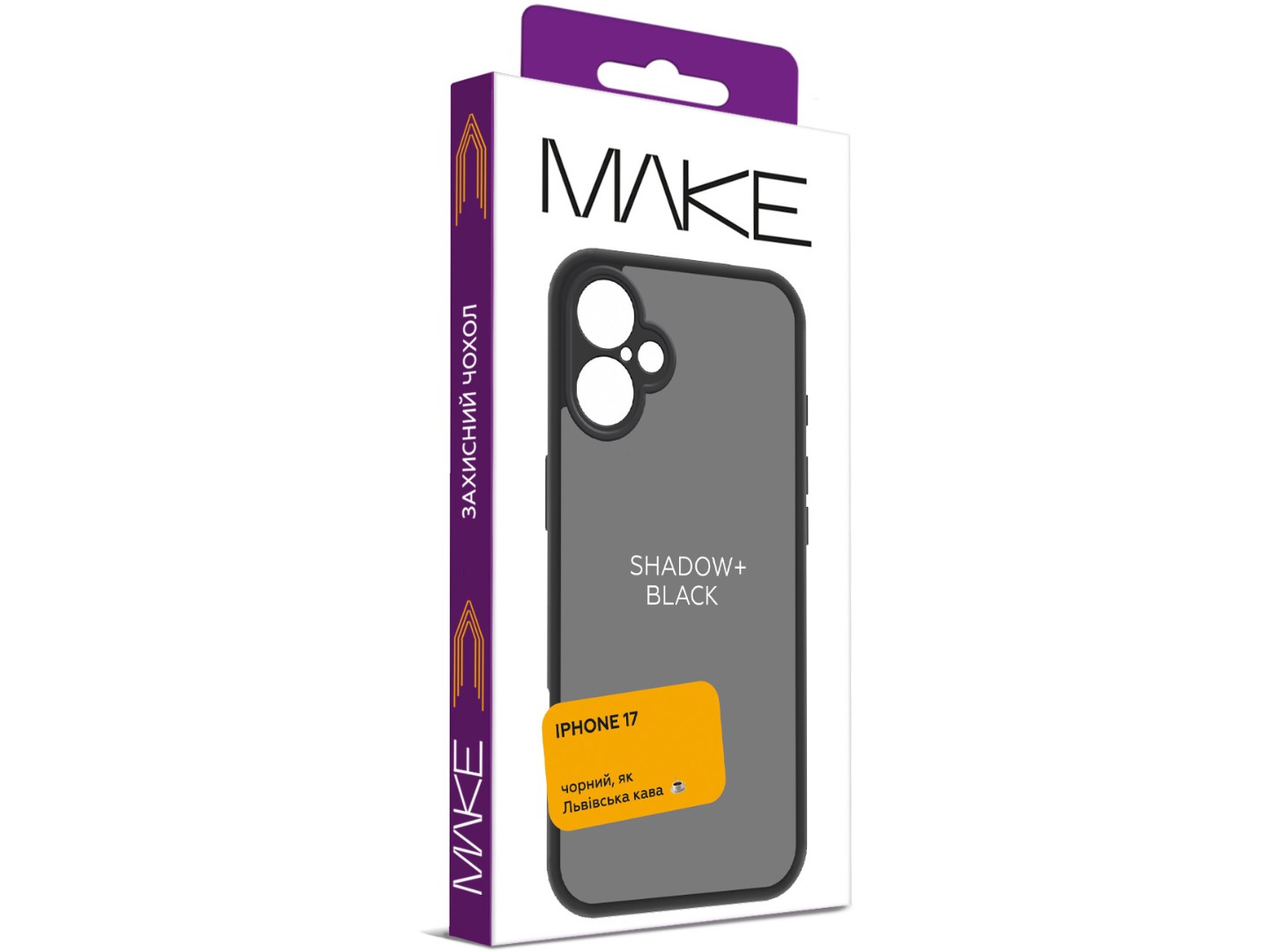 Чохол для смартфону MAKE Shadow plus for Apple iPhone 17, Black (MCSD-AI17BK) — фото 3