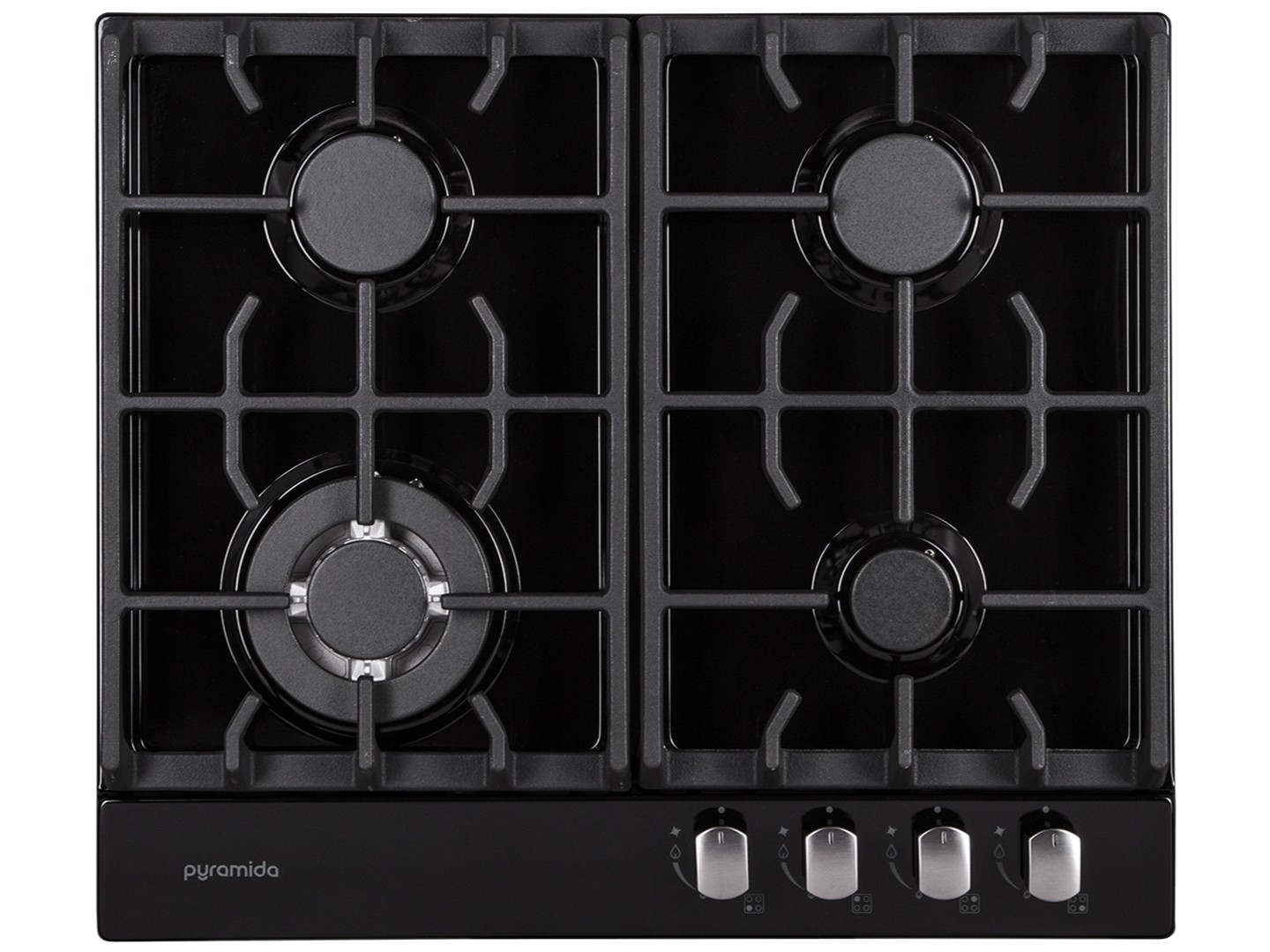Варильна поверхня газова Pyramida PFE 643 BLACK LUXE