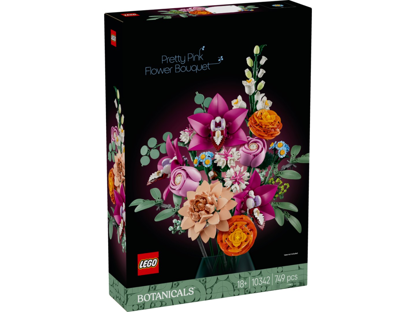 LEGO Botanicals Милий рожевий букет квітів (10342) — фото 10