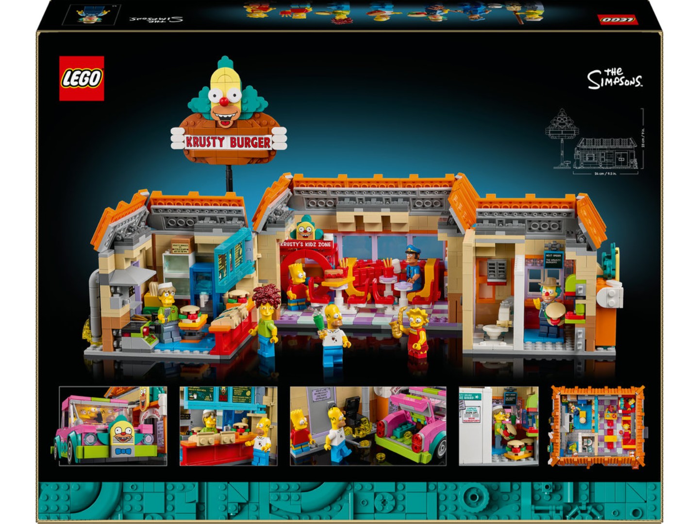 Конструктор LEGO Icons The Simpsons™: Krusty Бургер (10352) — фото 2