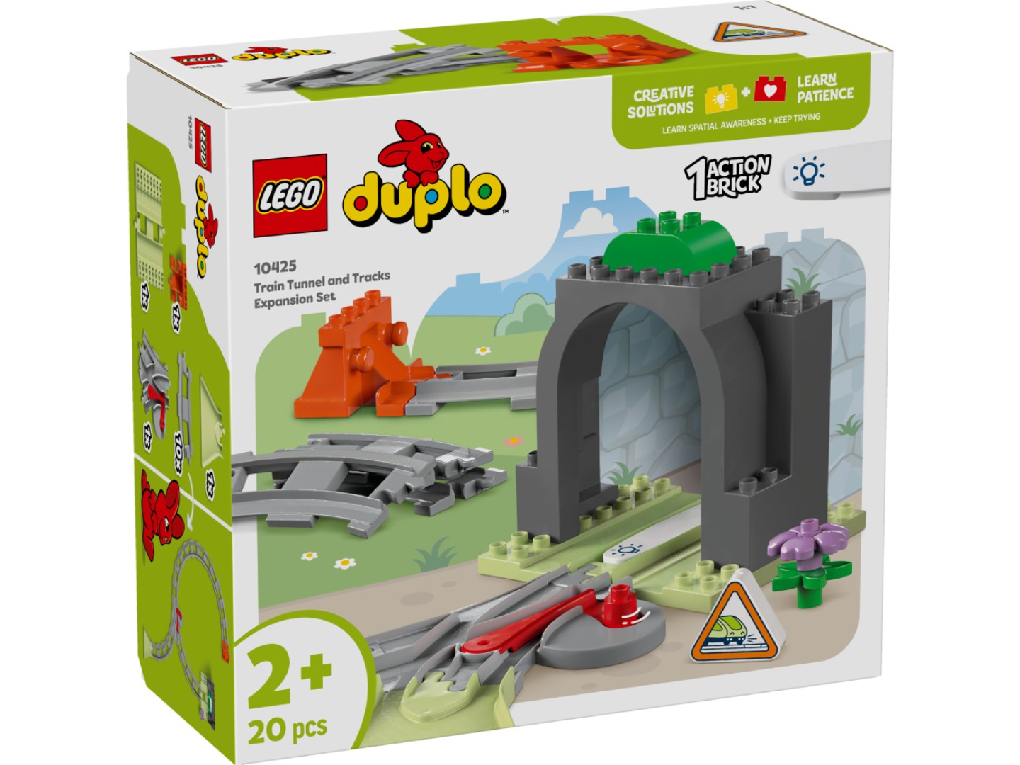 Конструктор LEGO DUPLO Town Додатковий набір. Залізничний тунель і колії (10425) — фото 10