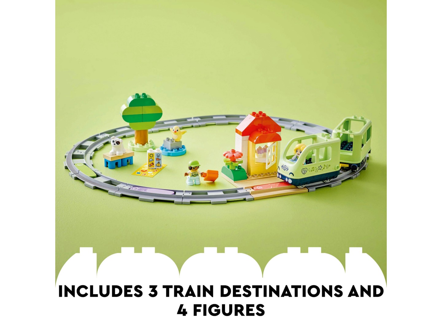 Конструктор LEGO DUPLO Town Інтерактивний пригодницький потяг (10427) — фото 8