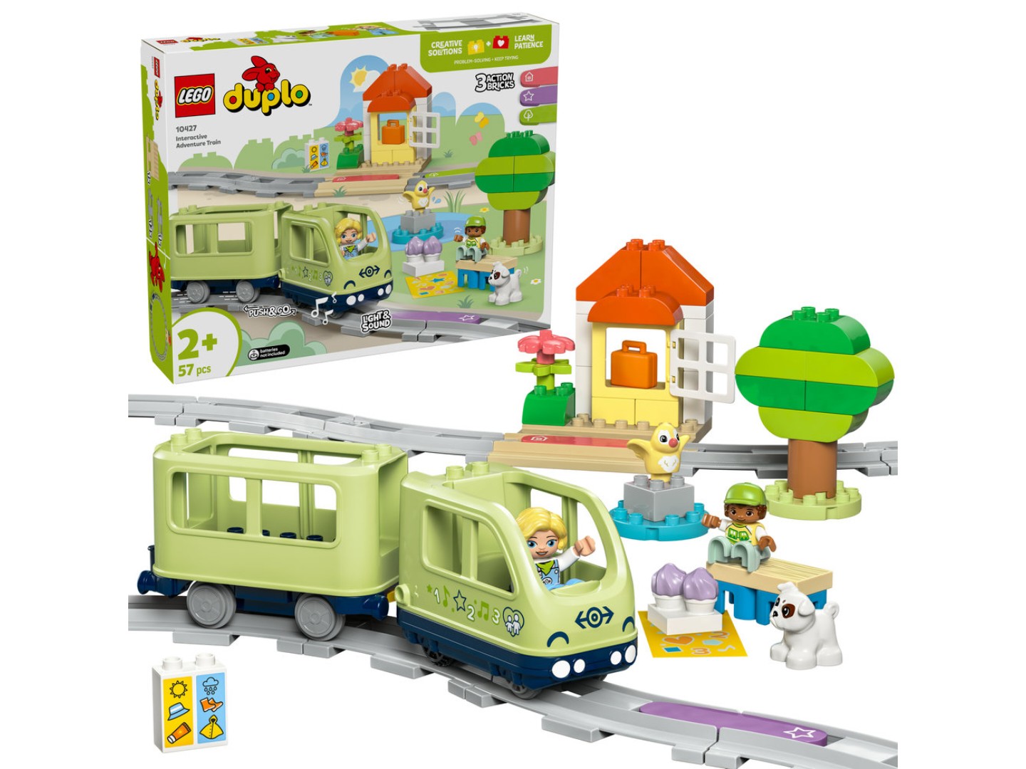 Конструктор LEGO DUPLO Town Інтерактивний пригодницький потяг (10427) — фото 1
