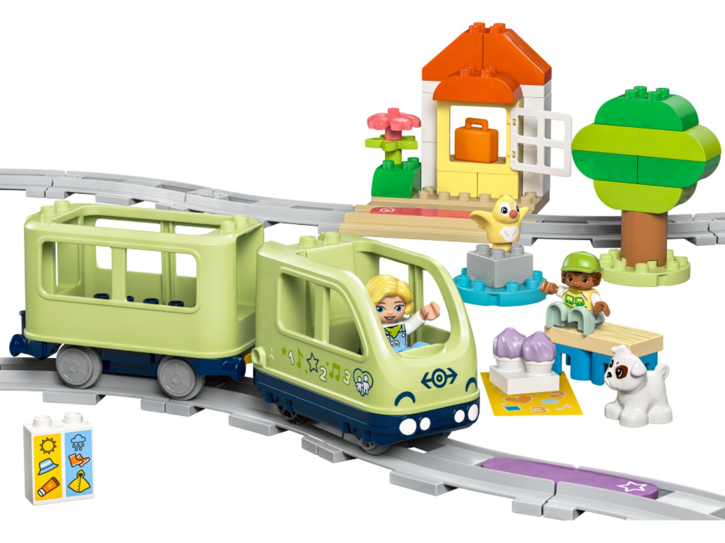 Конструктор LEGO DUPLO Town Інтерактивний пригодницький потяг (10427) — фото 3
