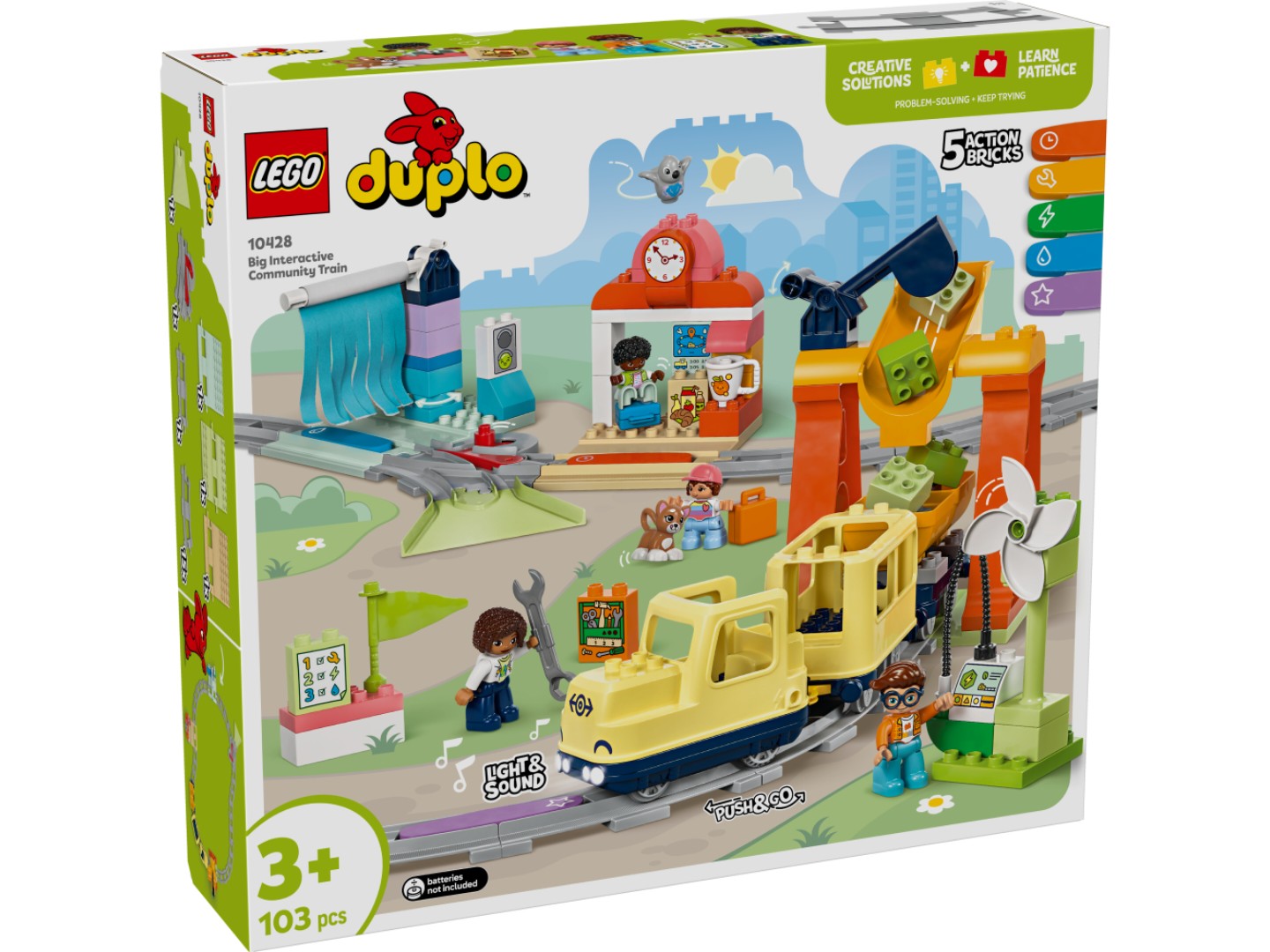 Конструктор LEGO DUPLO Town Великий інтерактивний громадський потяг (10428) — фото 10