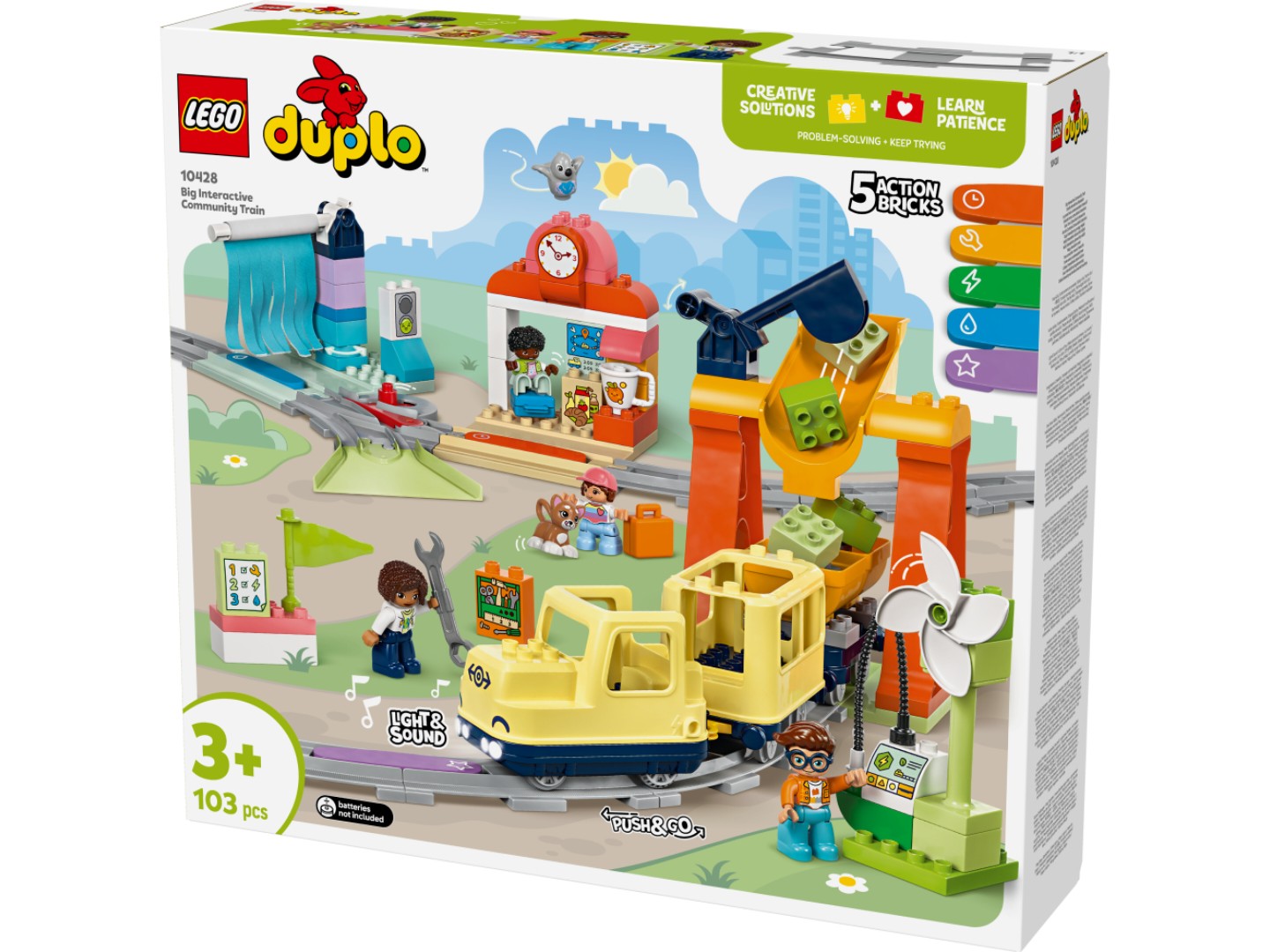 Конструктор LEGO DUPLO Town Великий інтерактивний громадський потяг (10428) — фото 12