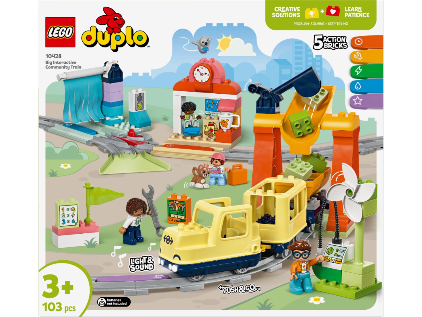 Конструктор LEGO DUPLO Town Великий інтерактивний громадський потяг (10428) — фото 11