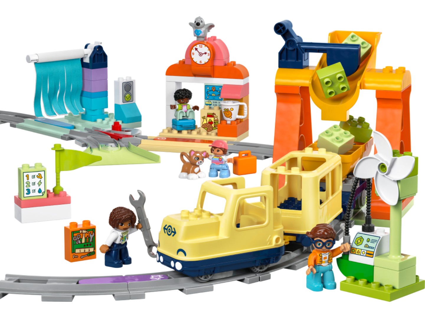 Конструктор LEGO DUPLO Town Великий інтерактивний громадський потяг (10428) — фото 3