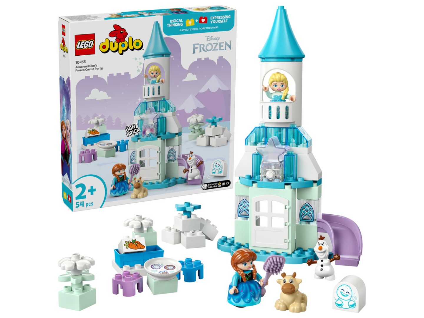 Конструктор LEGO DUPLO Disney Вечірка у крижаному палаці Ельзи та Анни (10455) — фото 1