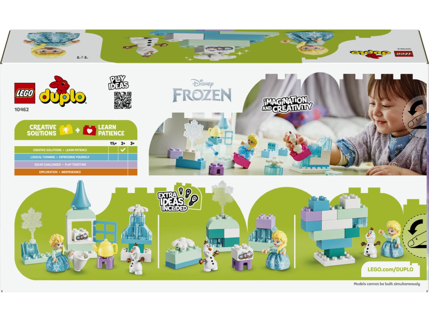 Конструктор LEGO DUPLO Disney™ Коробка для творчого конструювання «Крижане серце» з Ельзою й Олафом (10462) — фото 2
