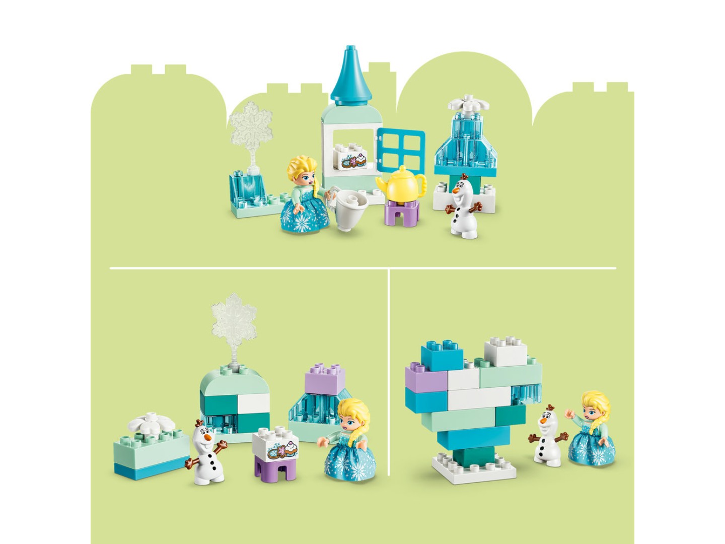 Конструктор LEGO DUPLO Disney™ Коробка для творчого конструювання «Крижане серце» з Ельзою й Олафом (10462) — фото 8