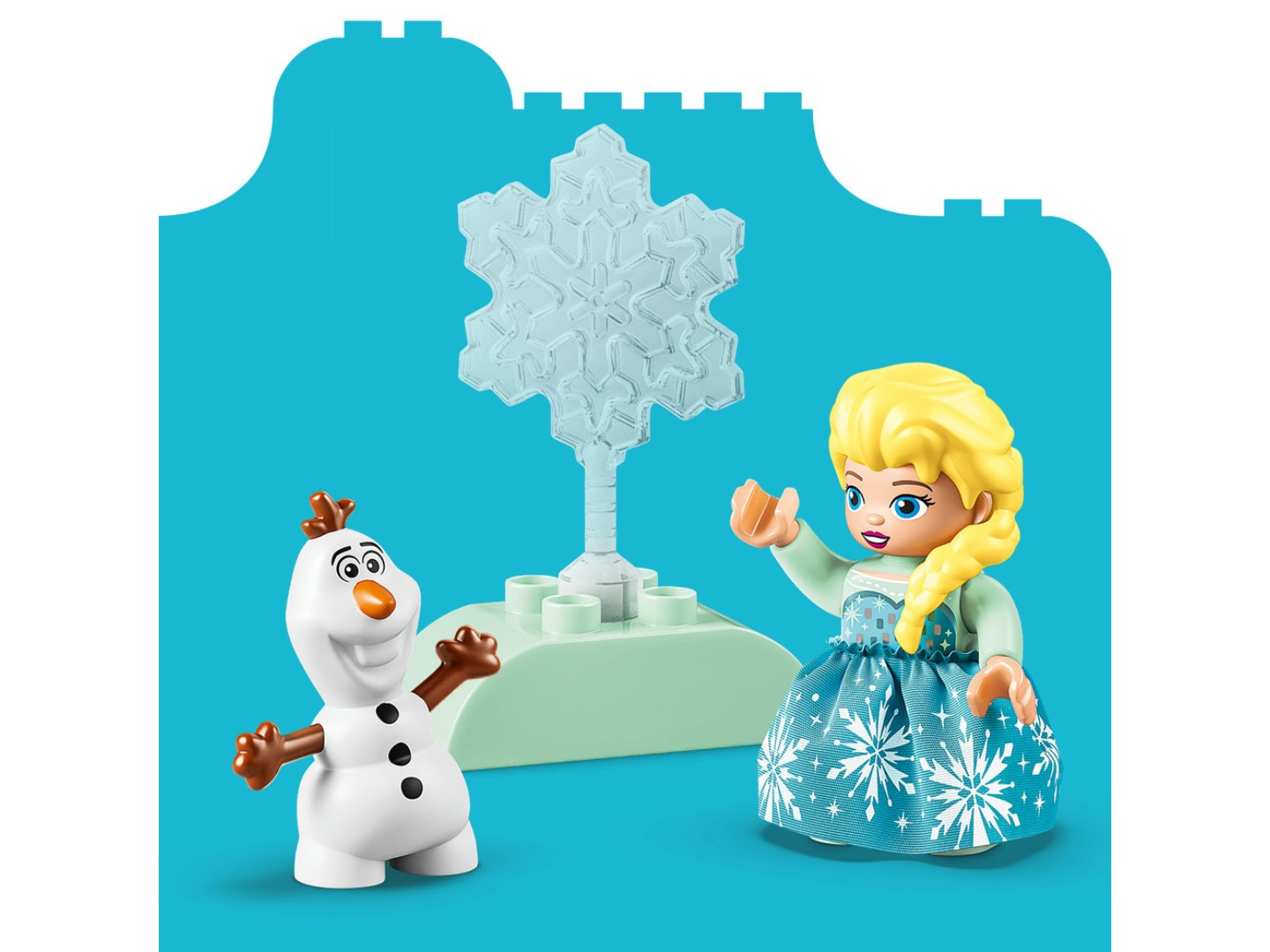 Конструктор LEGO DUPLO Disney™ Коробка для творчого конструювання «Крижане серце» з Ельзою й Олафом (10462) — фото 9