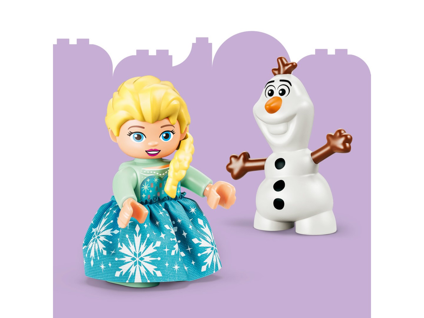 Конструктор LEGO DUPLO Disney™ Коробка для творчого конструювання «Крижане серце» з Ельзою й Олафом (10462) — фото 4