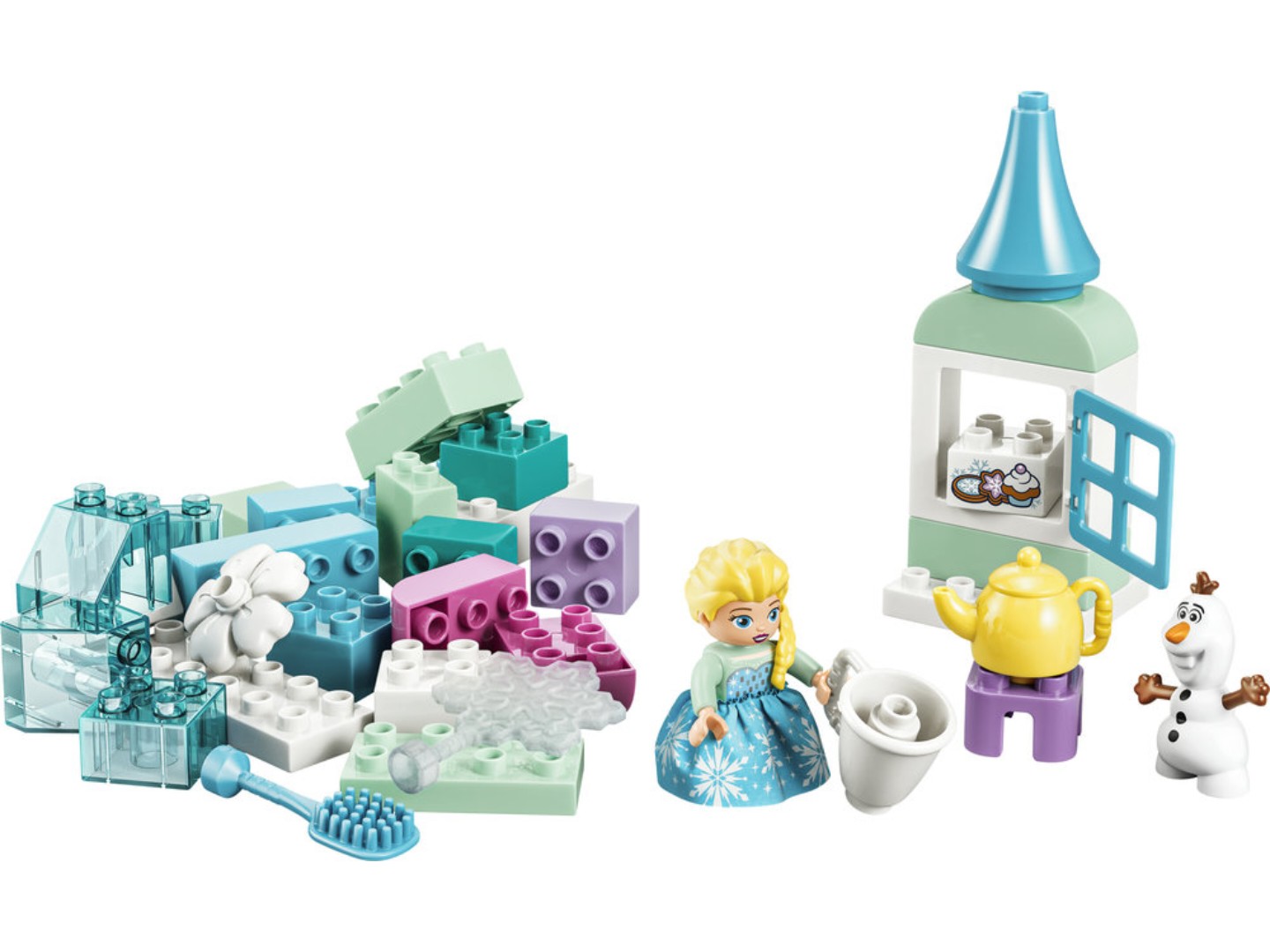 Конструктор LEGO DUPLO Disney™ Коробка для творчого конструювання «Крижане серце» з Ельзою й Олафом (10462) — фото 3