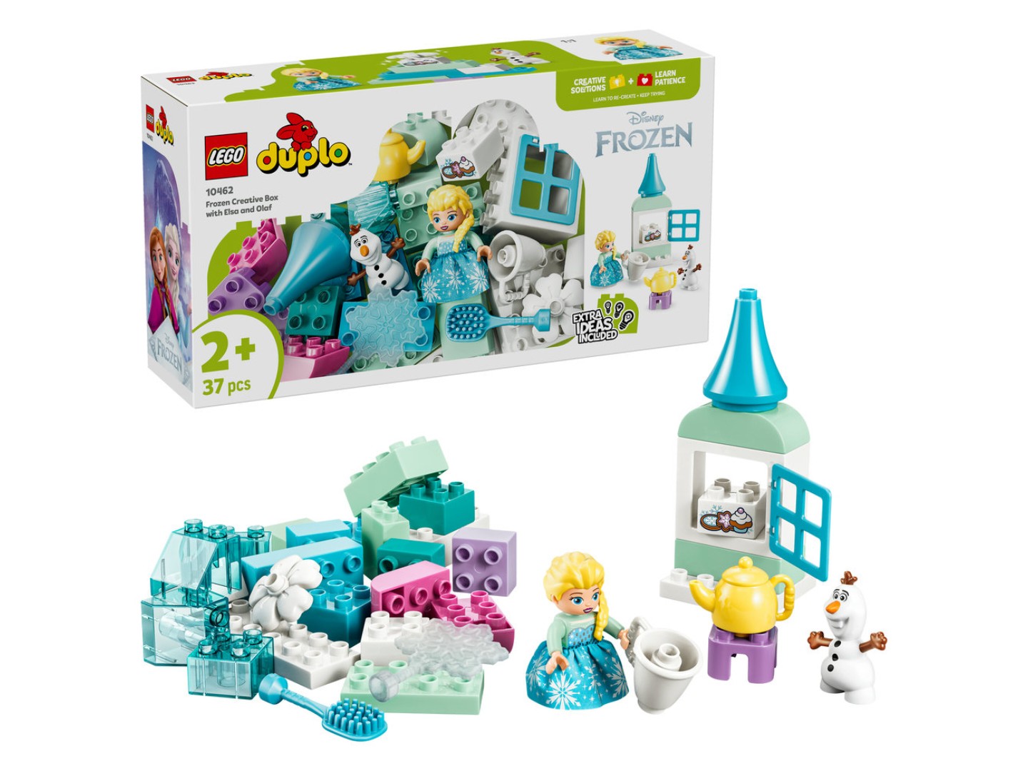 Конструктор LEGO DUPLO Disney™ Коробка для творчого конструювання «Крижане серце» з Ельзою й Олафом (10462) — фото 1