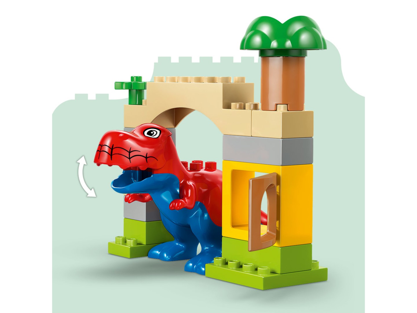 Конструктор LEGO DUPLO Disney™ Динозавр Spidey-Rex проти Зеленого Гобліна (10463) — фото 7