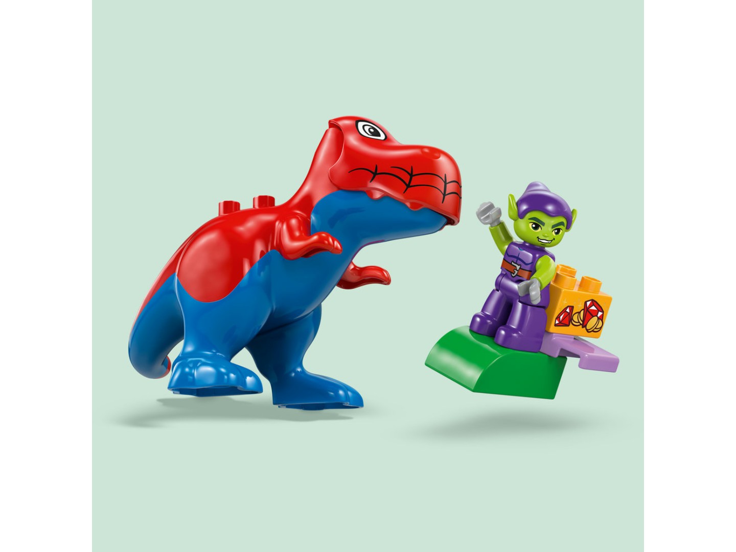 Конструктор LEGO DUPLO Disney™ Динозавр Spidey-Rex проти Зеленого Гобліна (10463) — фото 8