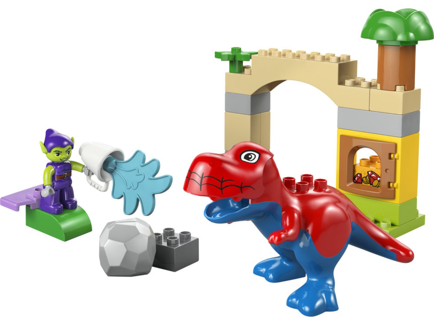 Конструктор LEGO DUPLO Disney™ Динозавр Spidey-Rex проти Зеленого Гобліна (10463) — фото 3