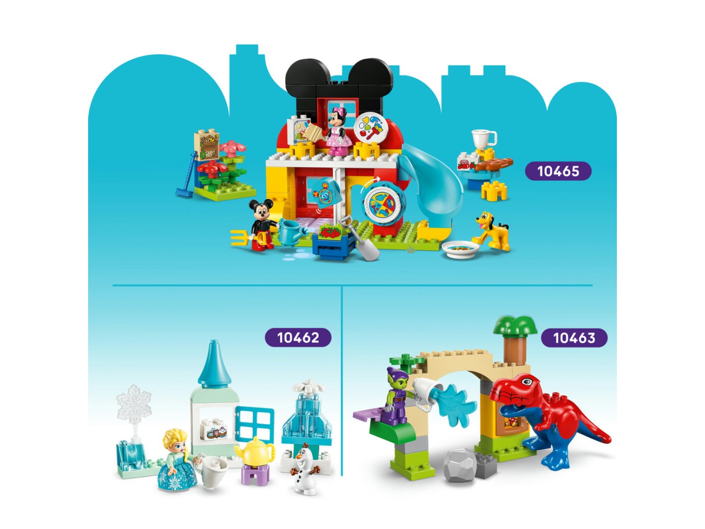 Конструктор LEGO DUPLO Disney™ Коробка для творчого конструювання «Крижане серце» з Ельзою й Олафом (10462) — фото 11