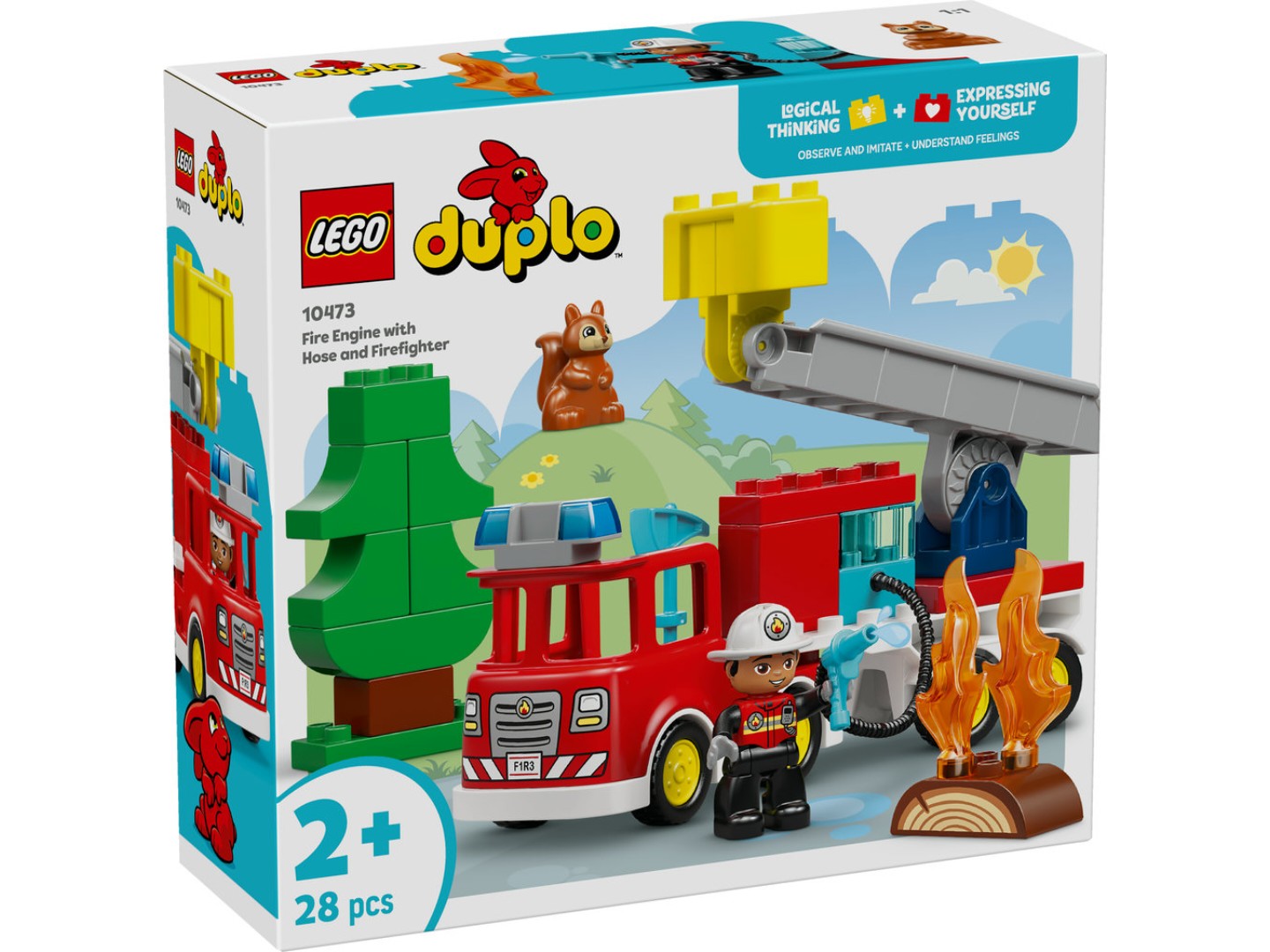 Конструктор LEGO DUPLO Town Пожежна машина зі шлангом і пожежником (10473) — фото 10