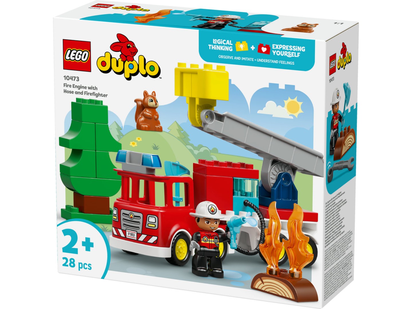 Конструктор LEGO DUPLO Town Пожежна машина зі шлангом і пожежником (10473) — фото 12
