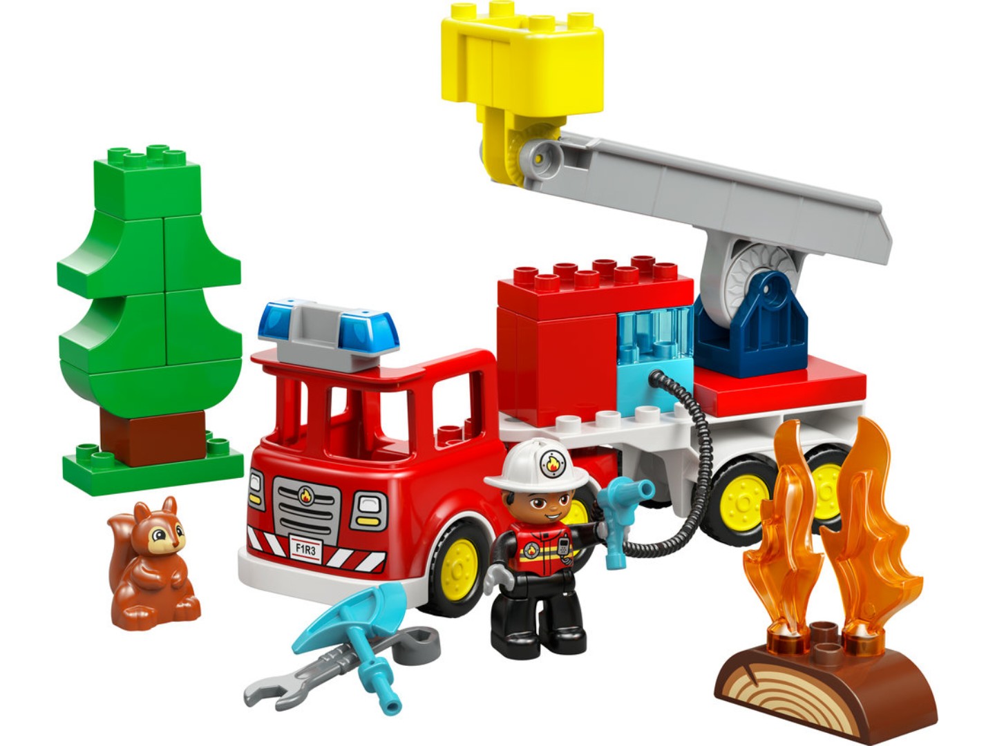 Конструктор LEGO DUPLO Town Пожежна машина зі шлангом і пожежником (10473) — фото 3