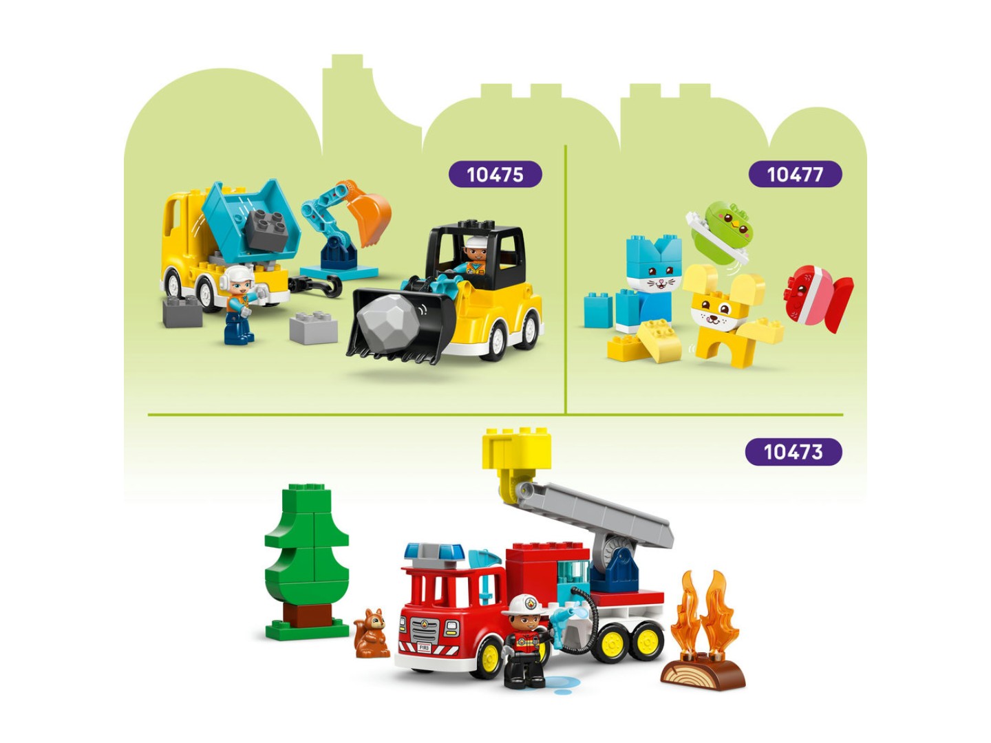 Конструктор LEGO DUPLO My First Творчі транспортні засоби (10474) — фото 9