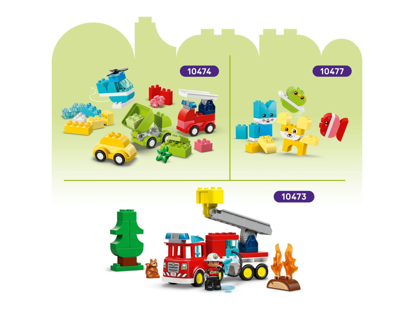 Конструктор LEGO DUPLO Town 3-в-1 Будівельна техніка (10475) — фото 13
