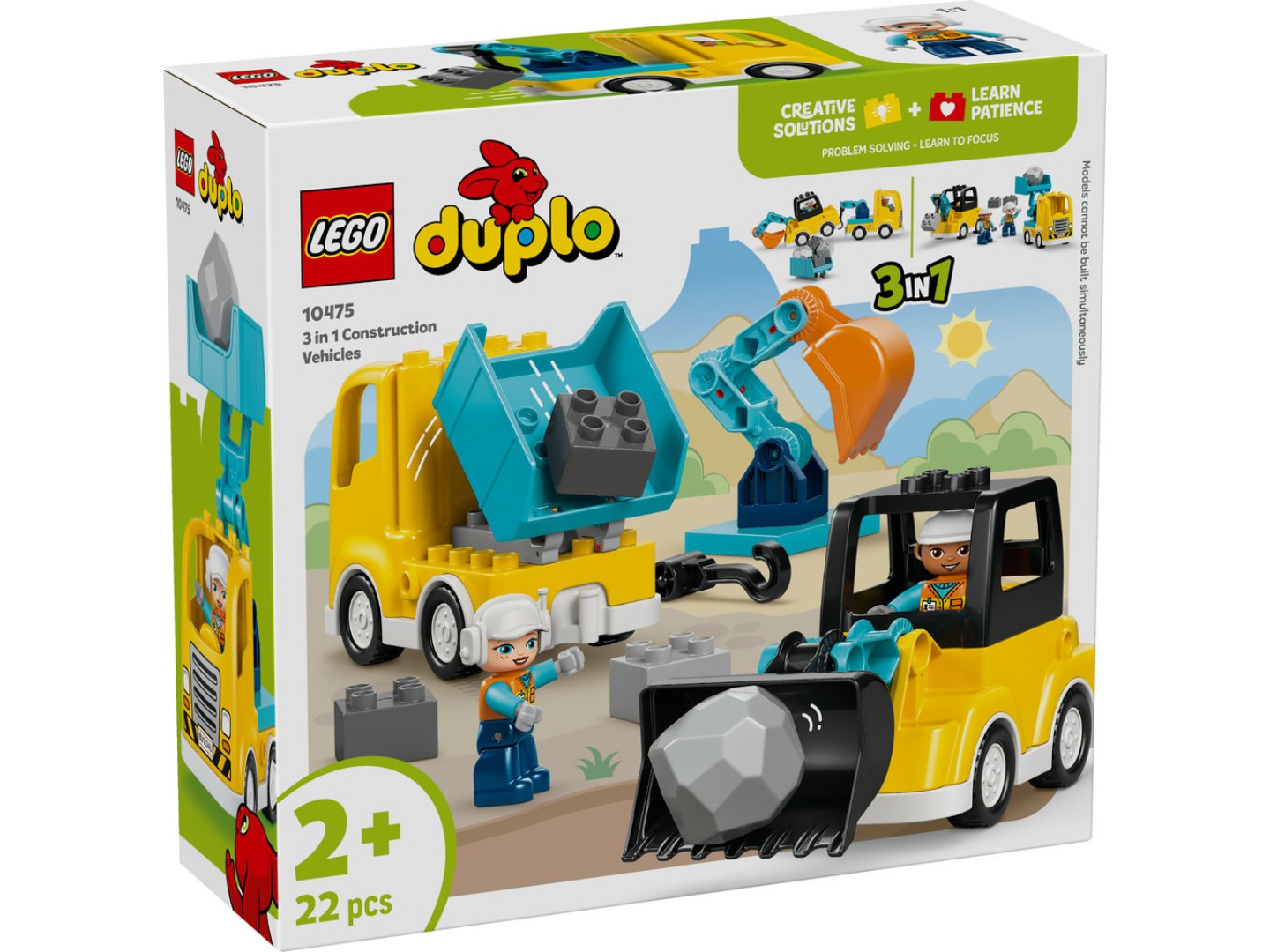 Конструктор LEGO DUPLO Town 3-в-1 Будівельна техніка (10475) — фото 17