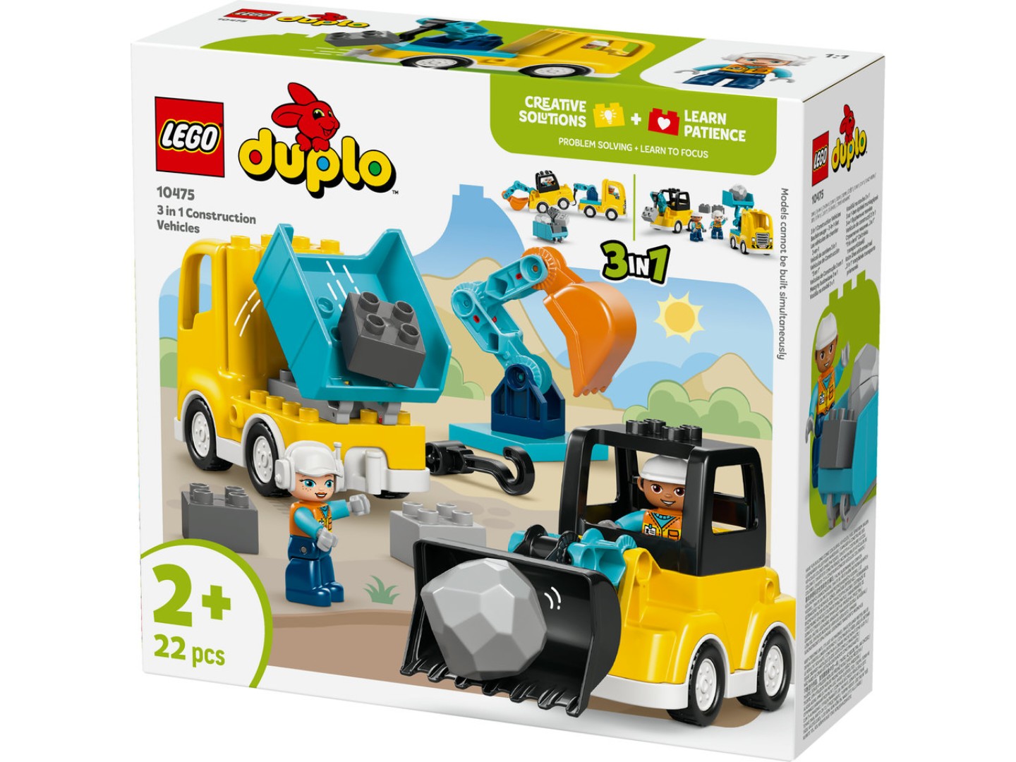 Конструктор LEGO DUPLO Town 3-в-1 Будівельна техніка (10475) — фото 19