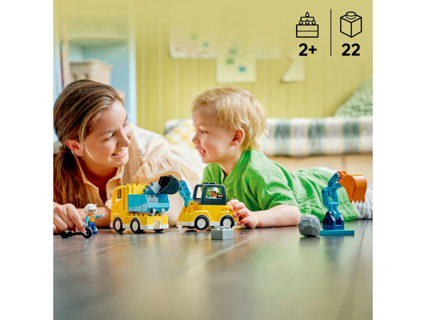Конструктор LEGO DUPLO Town 3-в-1 Будівельна техніка (10475) — фото 4