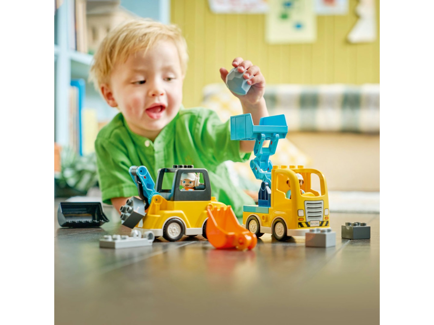 Конструктор LEGO DUPLO Town 3-в-1 Будівельна техніка (10475) — фото 7