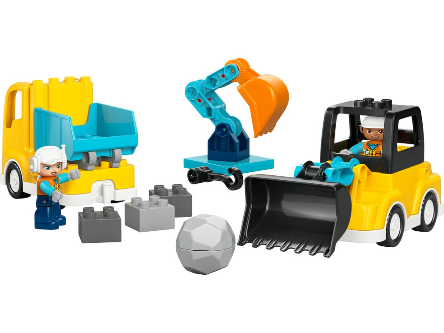 Конструктор LEGO DUPLO Town 3-в-1 Будівельна техніка (10475) — фото 3