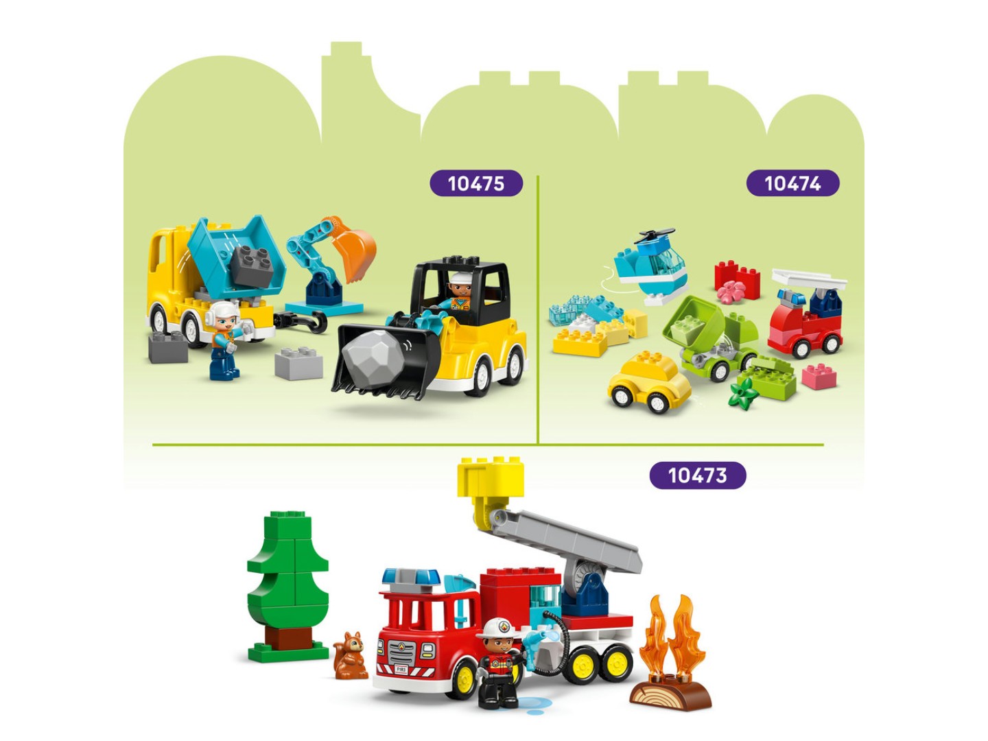 Конструктор LEGO DUPLO My First Творчі транспортні засоби (10474) — фото 12