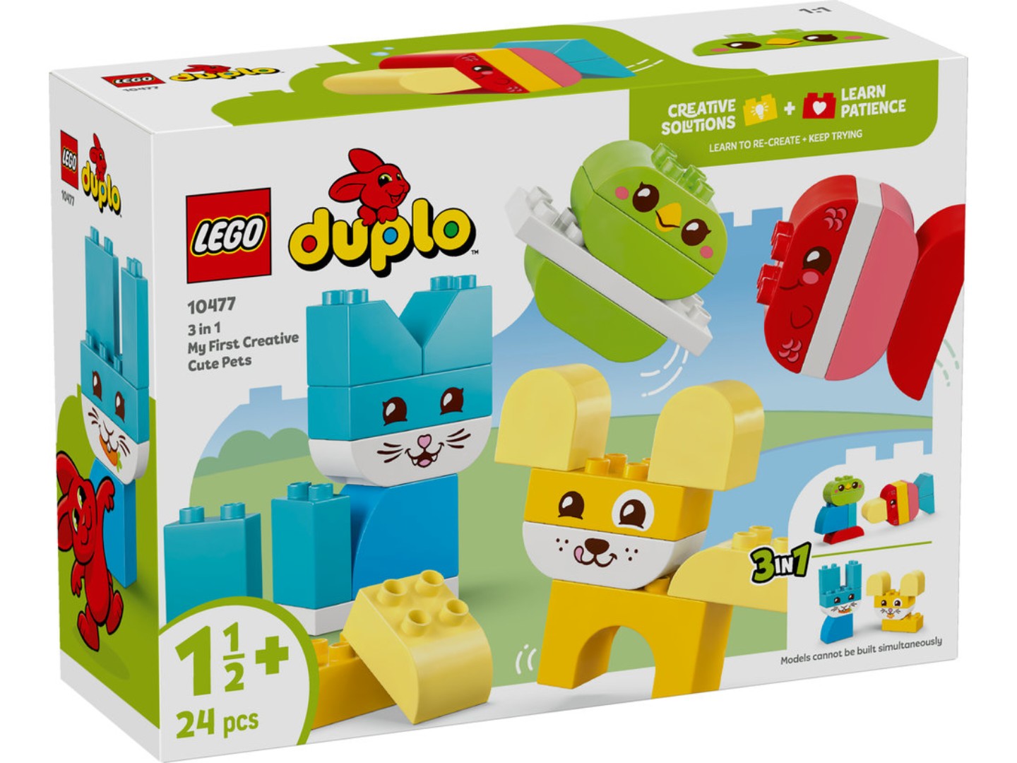 Конструктор LEGO DUPLO My First Чарівні творчі домашні улюбленці 3 в 1 (10477) — фото 11