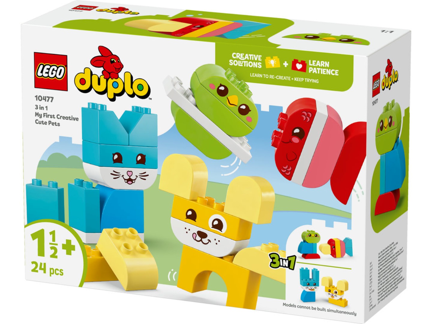 Конструктор LEGO DUPLO My First Чарівні творчі домашні улюбленці 3 в 1 (10477) — фото 13