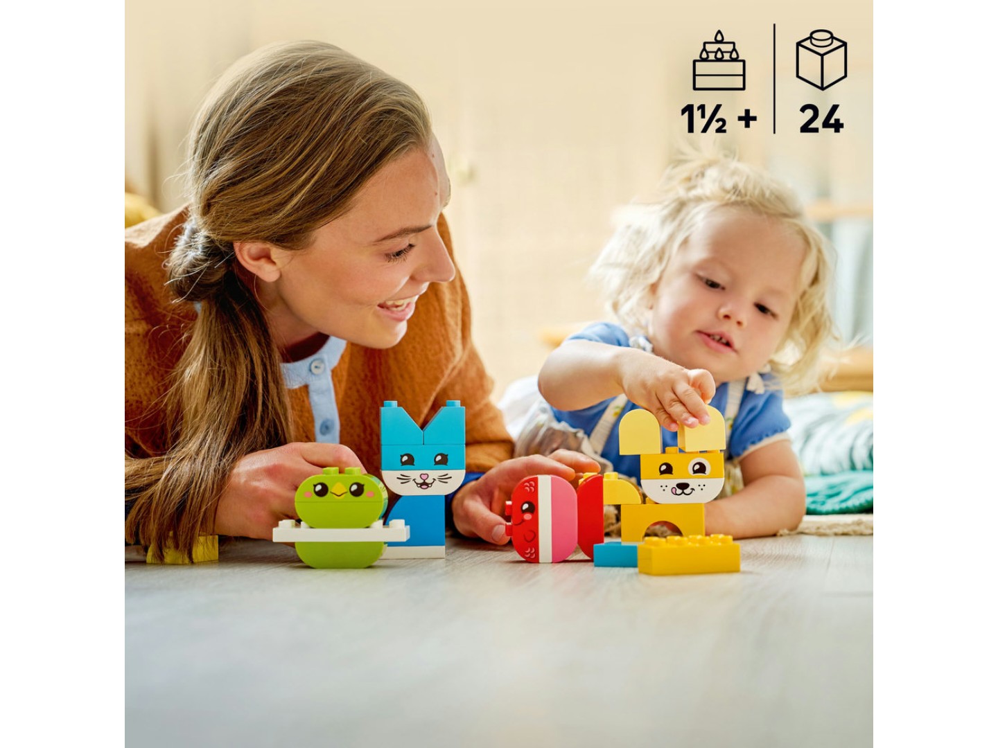Конструктор LEGO DUPLO My First Чарівні творчі домашні улюбленці 3 в 1 (10477) — фото 4