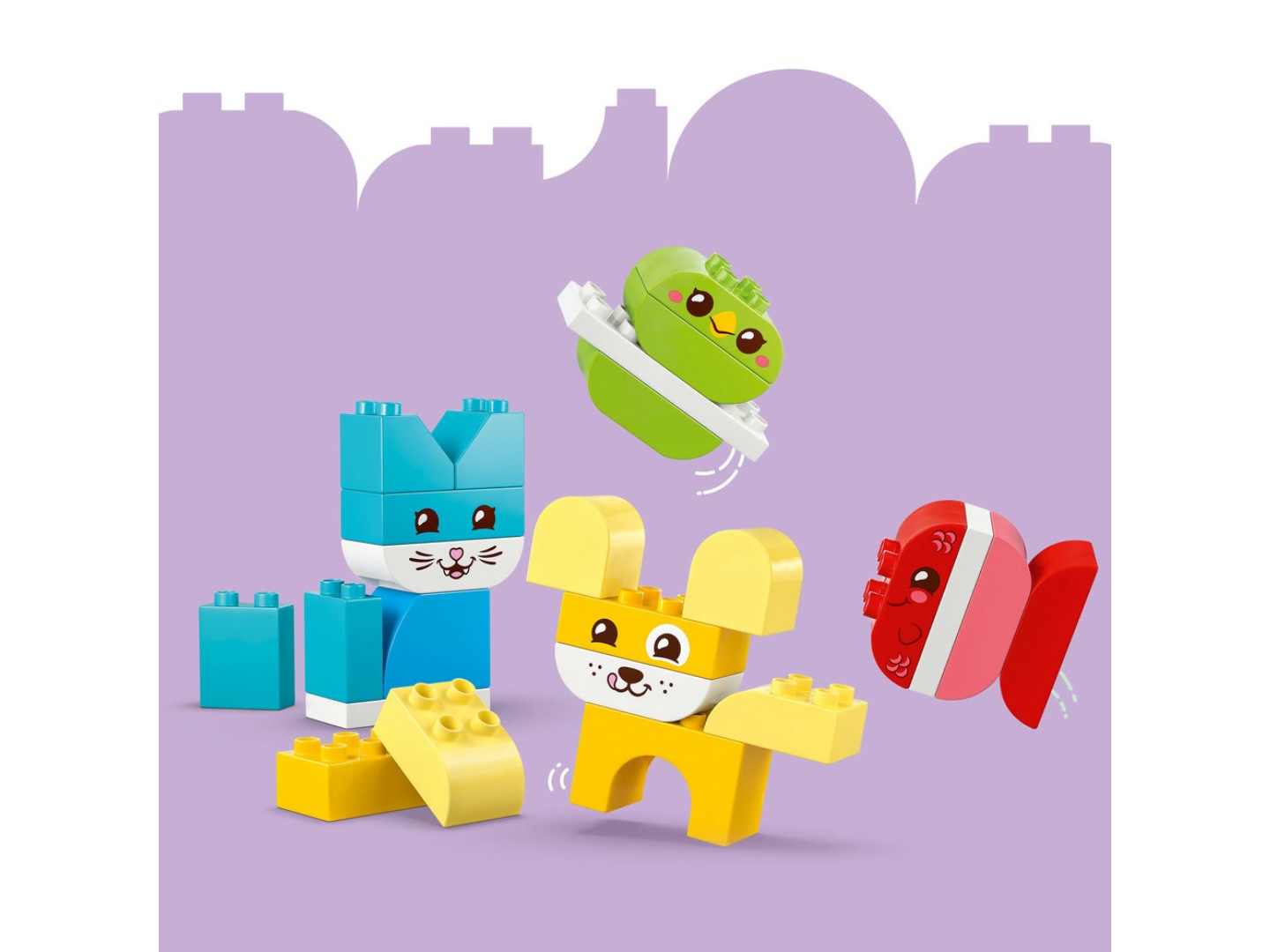 Конструктор LEGO DUPLO My First Чарівні творчі домашні улюбленці 3 в 1 (10477) — фото 7